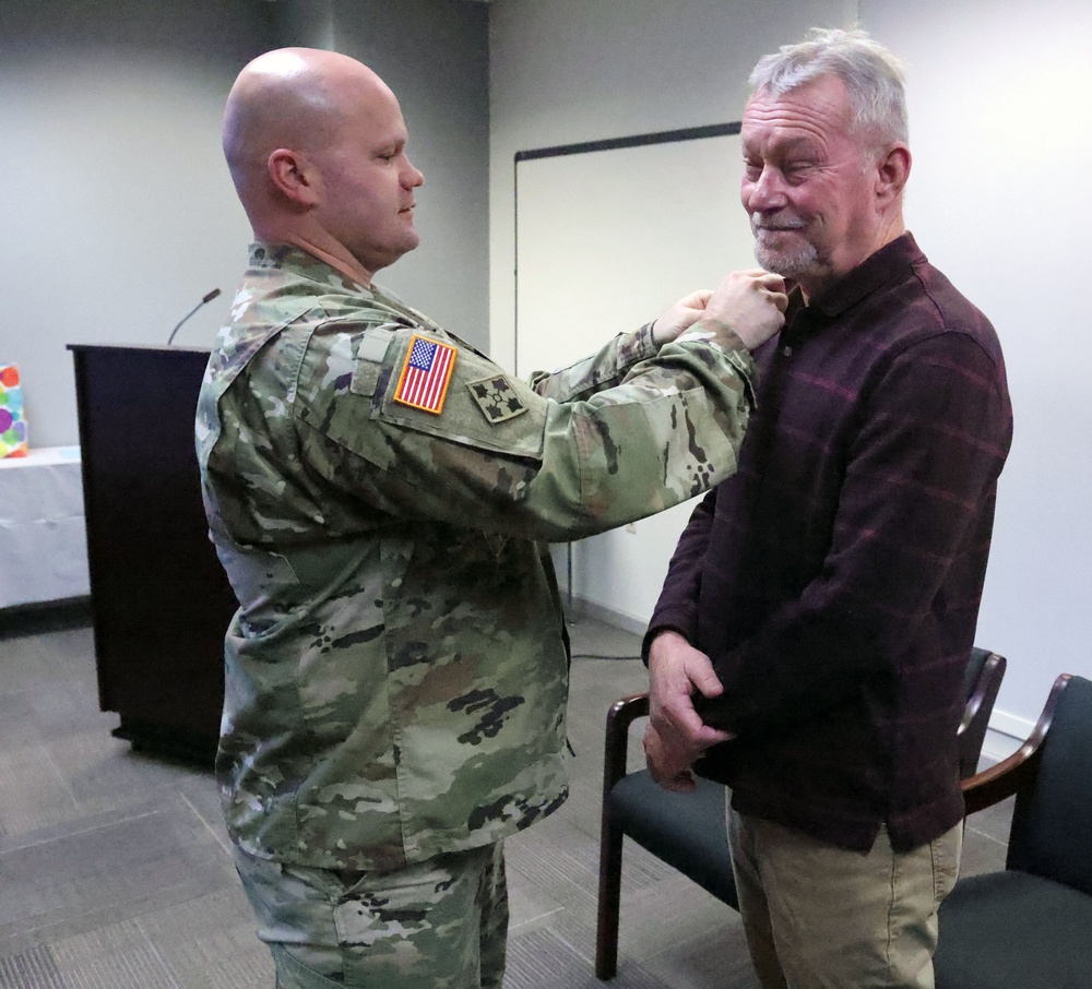 Retired Seabee and Mobile District employee retires