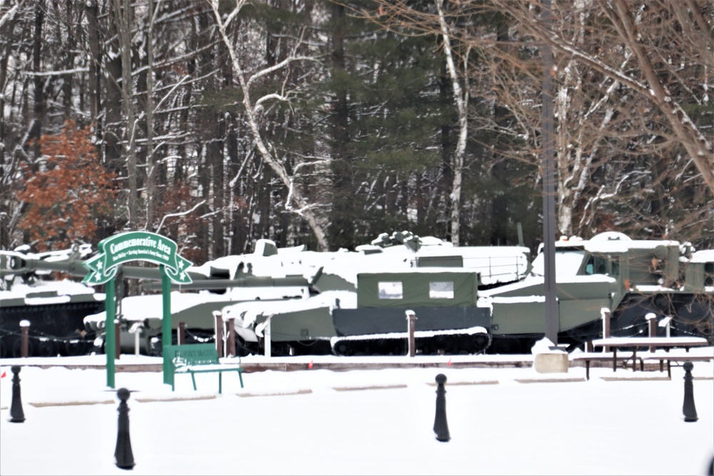 January 2024 views of Fort McCoy's Equipment Park