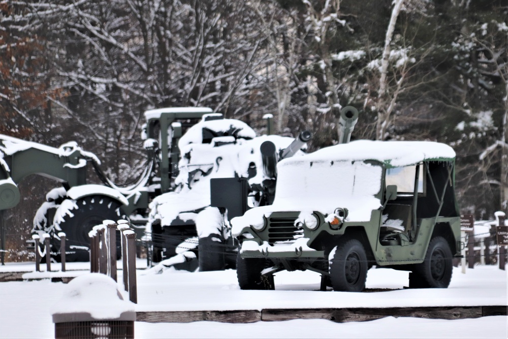 January 2024 views of Fort McCoy's Equipment Park