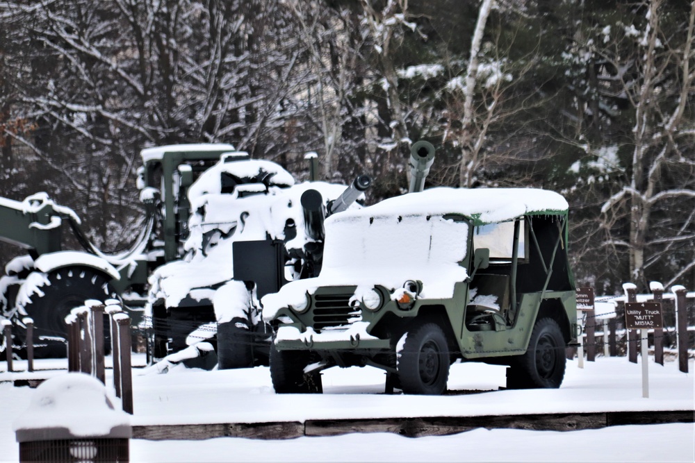 January 2024 views of Fort McCoy's Equipment Park