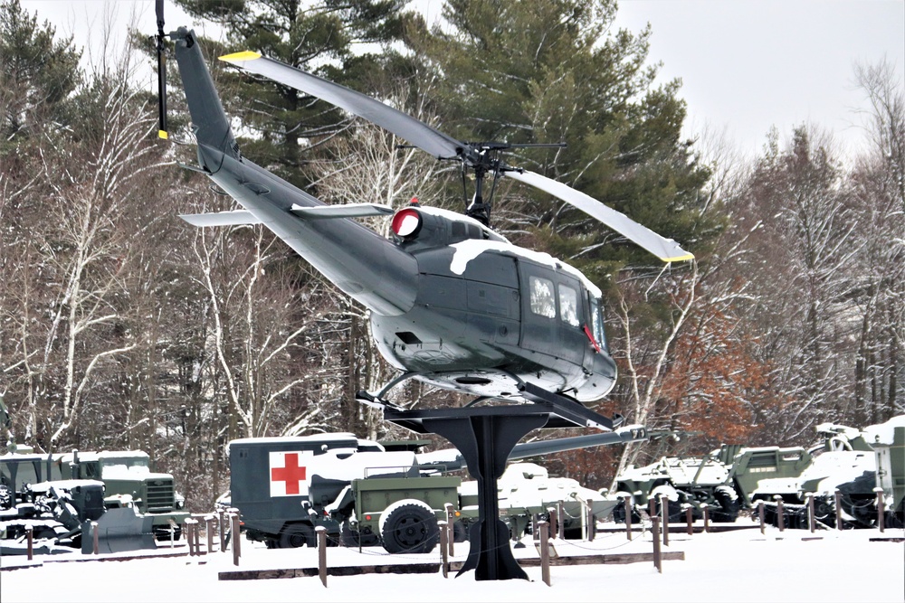 January 2024 views of Fort McCoy's Equipment Park