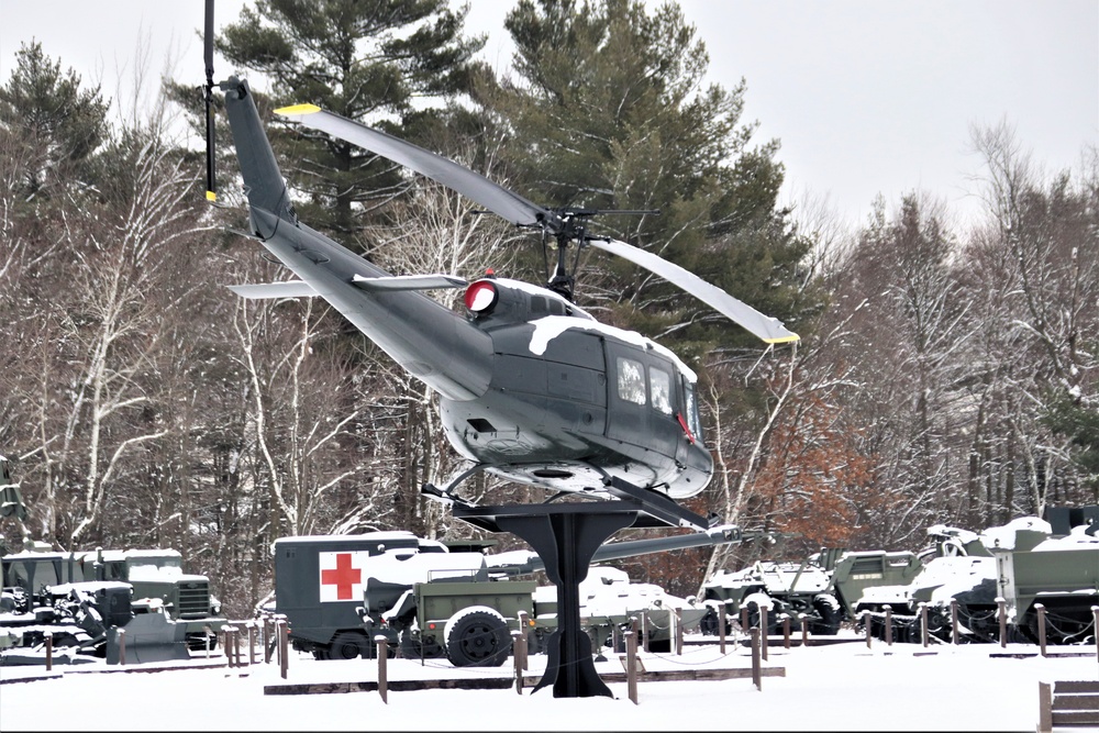 January 2024 views of Fort McCoy's Equipment Park