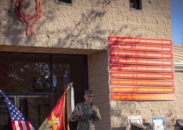 1st Maintenance Battalion Secretary of Defense Maintenance Awards 2023 Ceremony