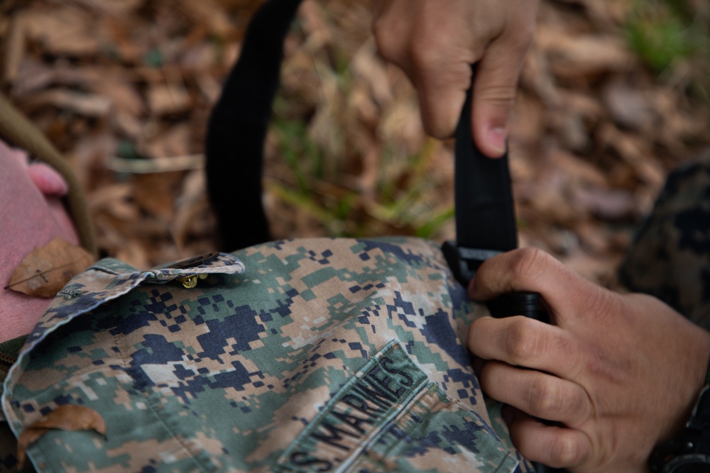 Marines with the 24th MEU Conduct TCCC Training