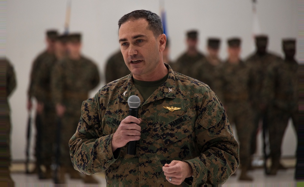 Marine Aircraft Group (MAG) 14 relief and appointment ceremony