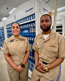 Two different roads, one common destination for pair of NMCSD pharmacists