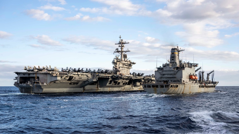 DVIDS - Images - USS Princeton Conducts Fueling-at-Sea with USNS John ...