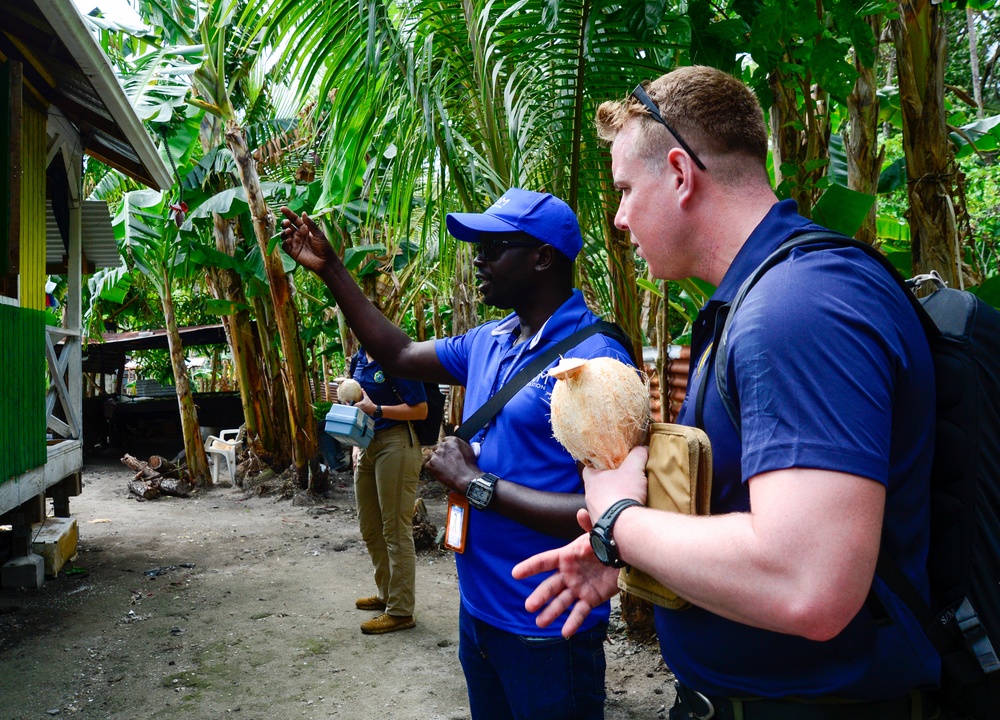 Pacific Partnership 2024-1: Land and Water Surveys at Uman Island