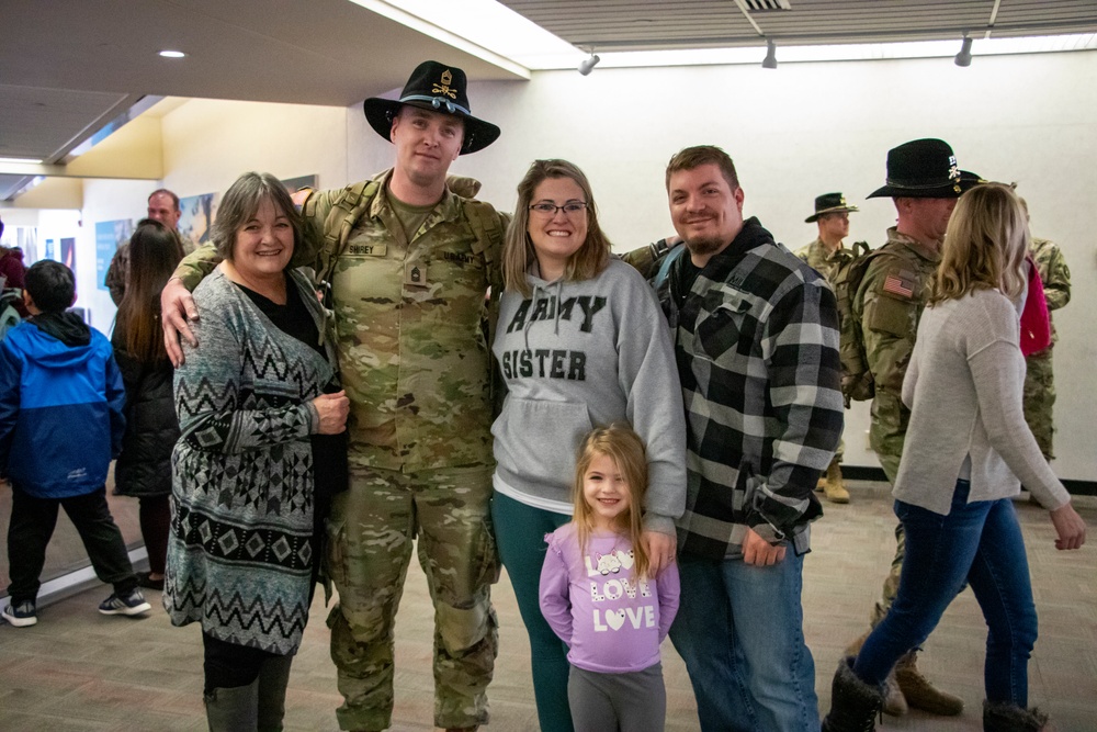 Nebraska Soldiers return from overseas deployment training Ukrainian forces