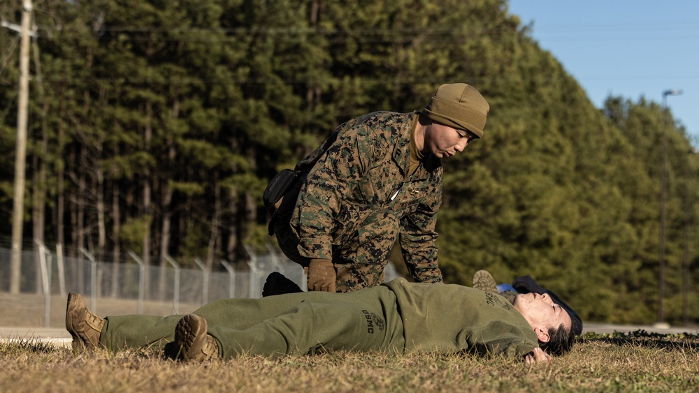 CLB 24 Conducts Casualty Field Exercise