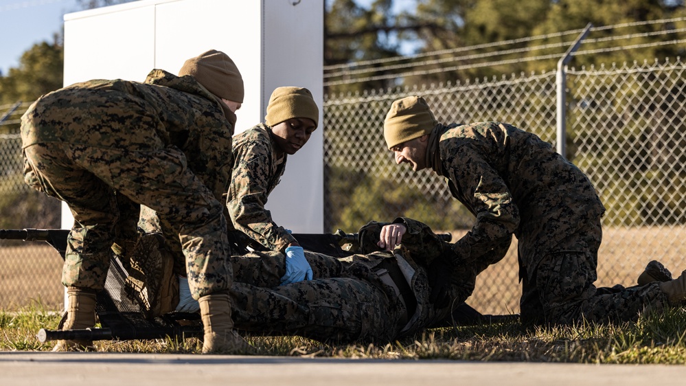 CLB 24 Conducts Casualty Field Exercise