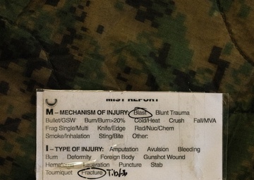 CLB 24 Conducts Casualty Field Exercise