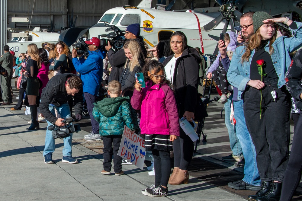 Gerald R. Ford Carrier Strike Group Return to Home Port