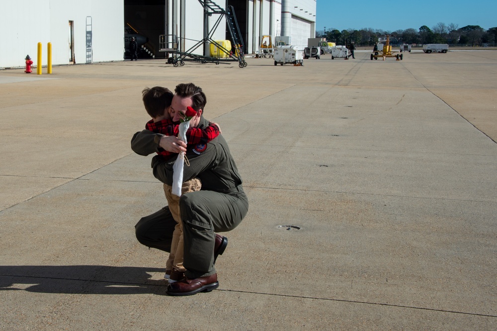 Gerald R. Ford Carrier Strike Group Return to Home Port