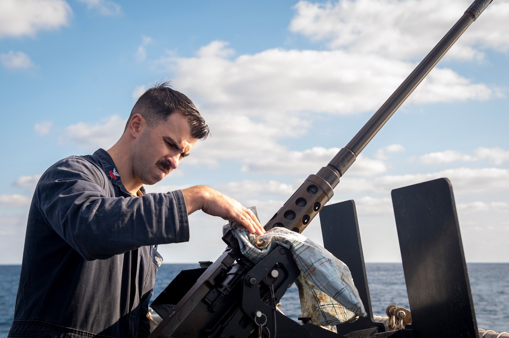 USS Hopper (DDG 70) Sailors Conduct Routine Operations