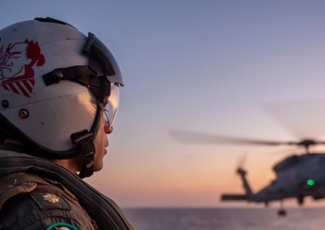 USS Hopper (DDG 70) and HSM-78 Flight Operations