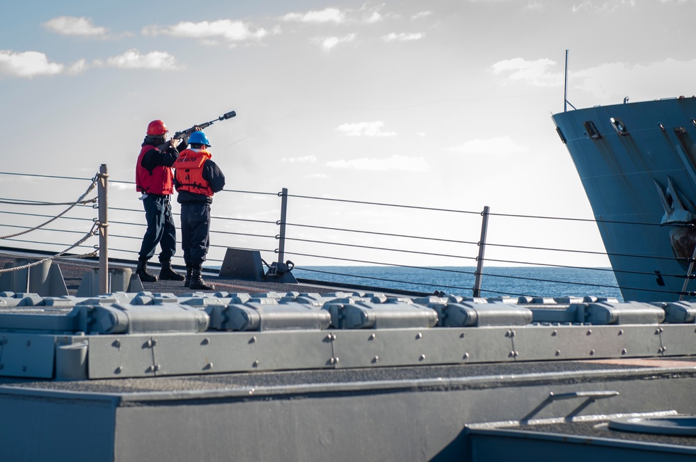 USS Hopper Replenishment-At-Sea