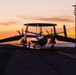 E-2D Hawkeye Flight Operations at Sunset