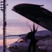 E-2D Hawkeye Flight Operations at Sunset