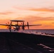 E-2D Hawkeye Flight Operations at Sunset