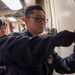 Always ready! Check out our Electrician’s Mates rocking a casualty power drill.