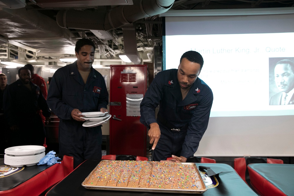 Sterett Sailors Celebrate MLK Jr Day