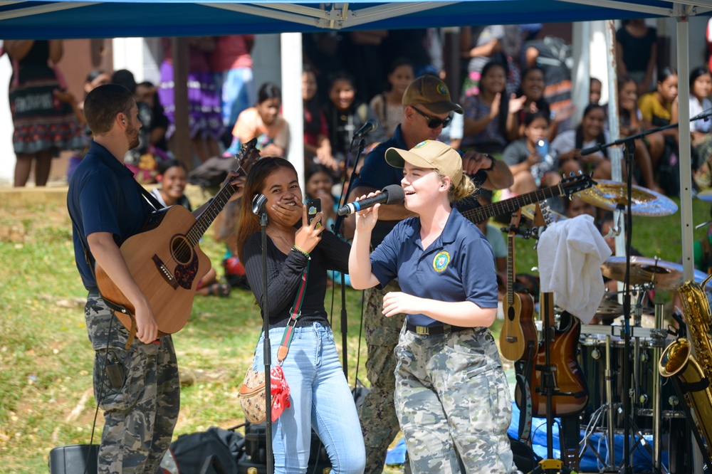 Pacific Partnership 2024-1: HNOE at Chuuk High School