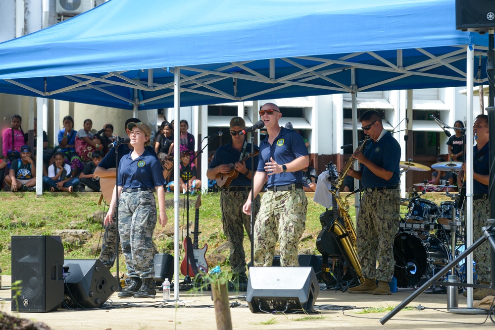 Pacific Partnership 2024-1: HNOE at Chuuk High School