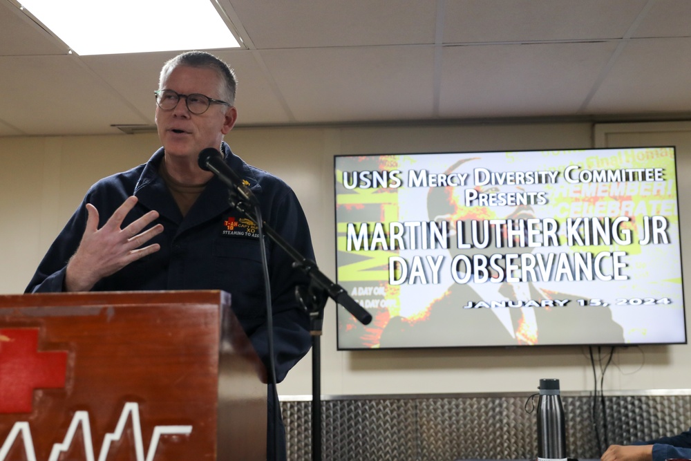 Pacific Partnership 2024-1: USNS Mercy Celebrates Martin Luther King Jr. Day