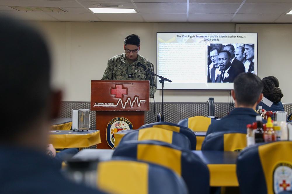 Pacific Partnership 2024-1: USNS Mercy Celebrates Martin Luther King Jr. Day