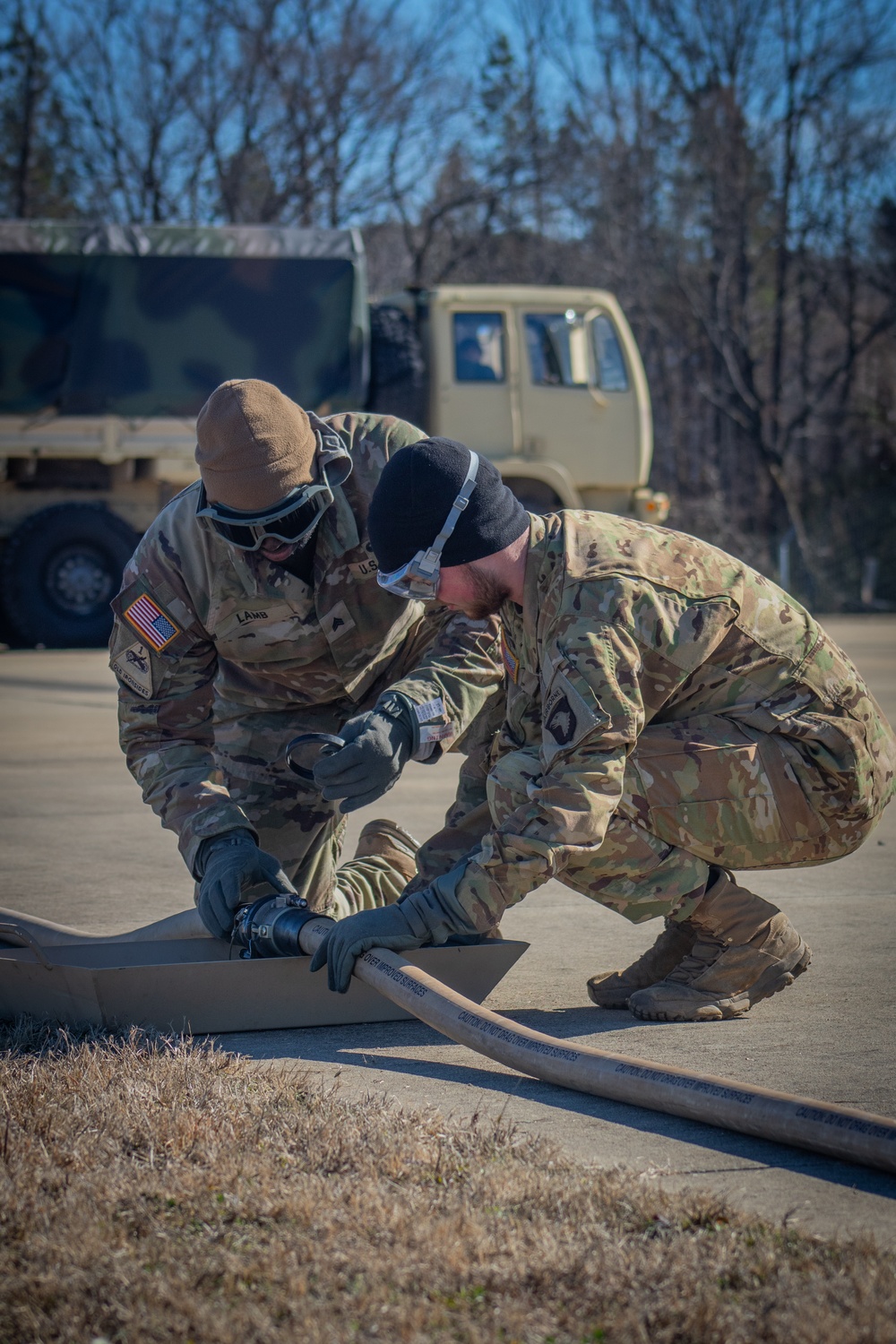 101st Soldiers Establish LLAASLT FARP at Oxford, MS