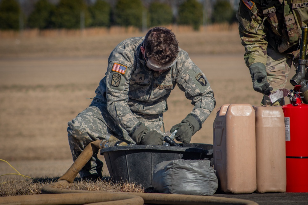 101st Soldiers Establish LLAASLT FARP at Oxford, MS