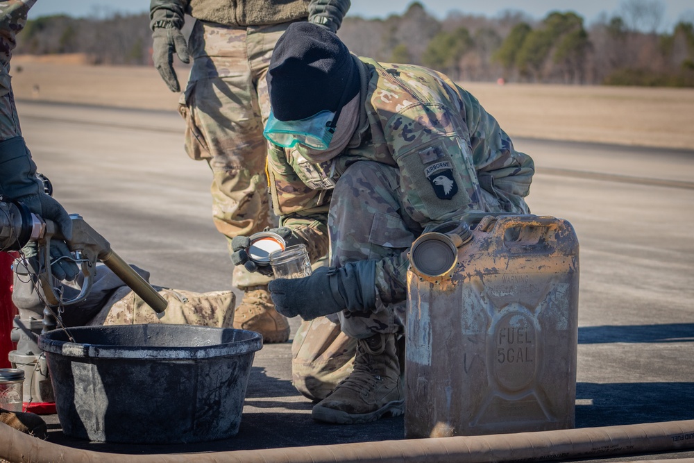 101st Soldiers Establish LLAASLT FARP at Oxford, MS