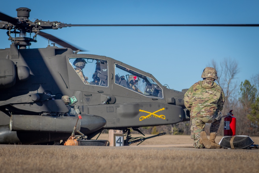 96th Aviation Support Battalion Soldiers Refuel 101st Aircraft at Oxford, MS