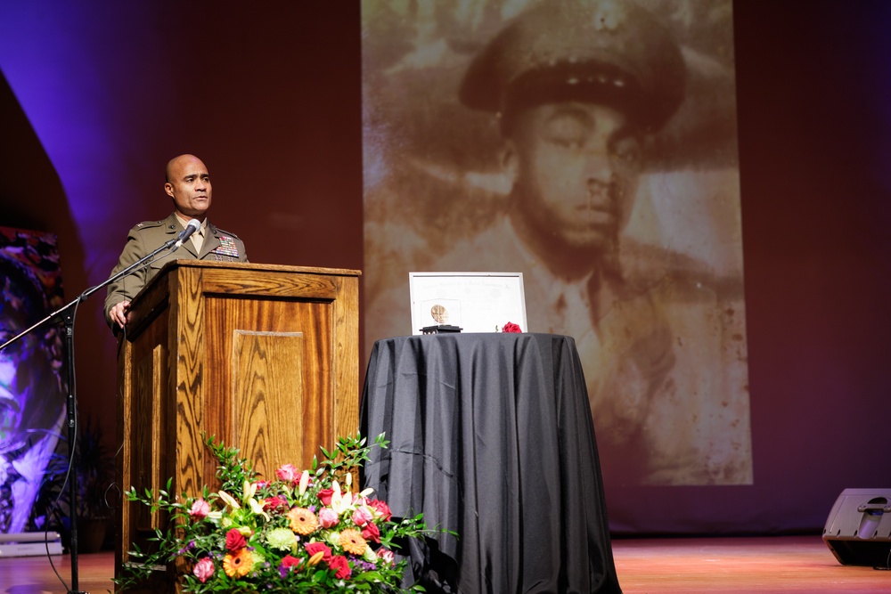 MARFORCOM Chief of Staff Speaks About Montford Point Marines at MLK Day Celebration