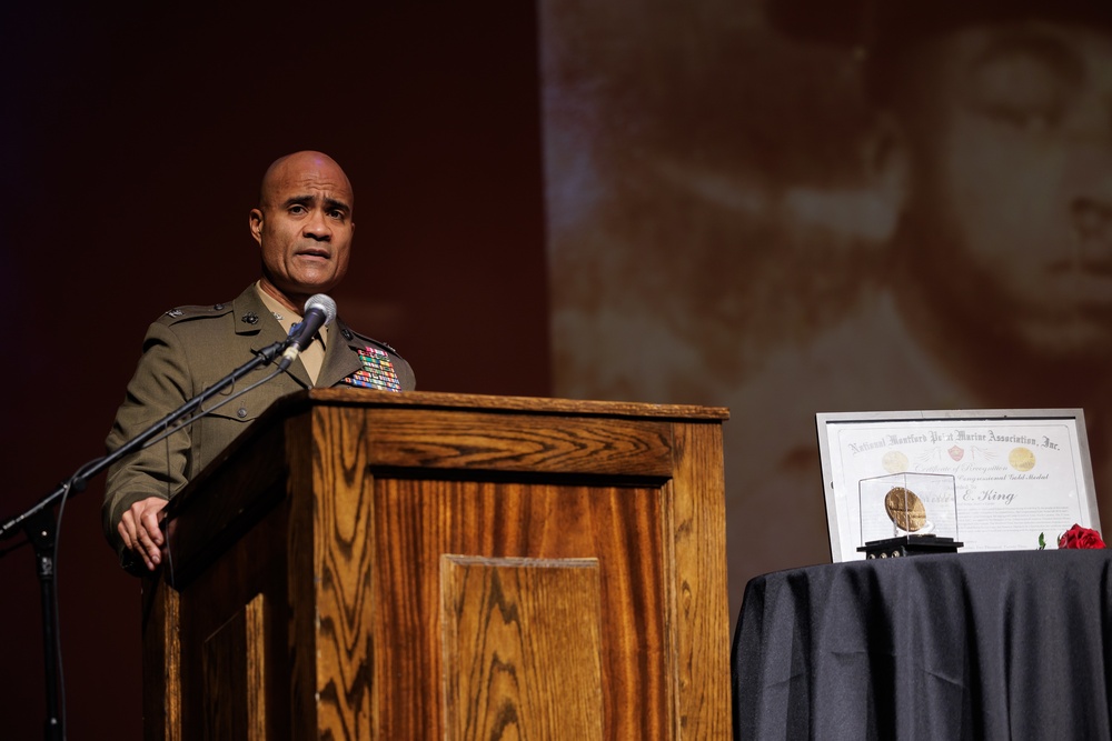 MARFORCOM Chief of Staff Speaks About Montford Point Marines at MLK Day Celebration