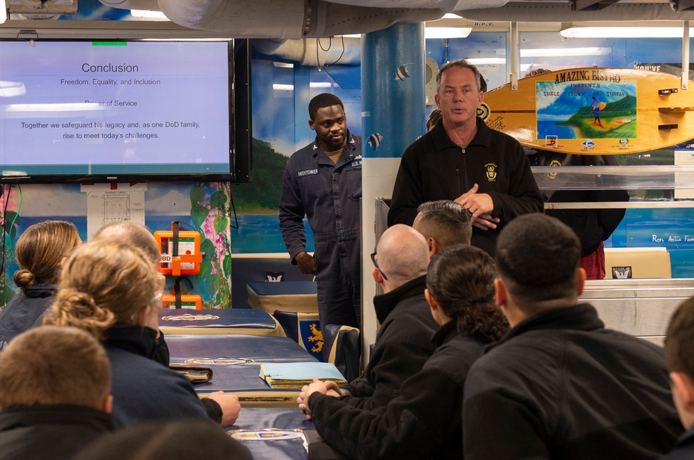 USS Hopper Martin Luther King Jr. Day Observance