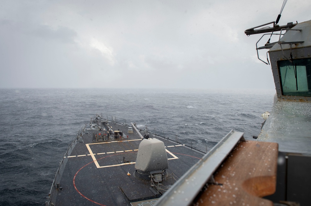 USS Hopper (DDG 70) Transits South China Sea