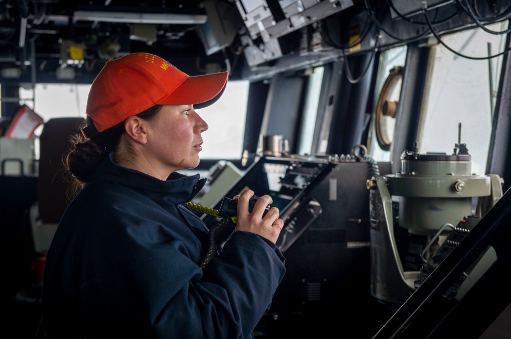 USS Hopper (DDG 70) Sailors Conduct Routine Operations in South China Sea