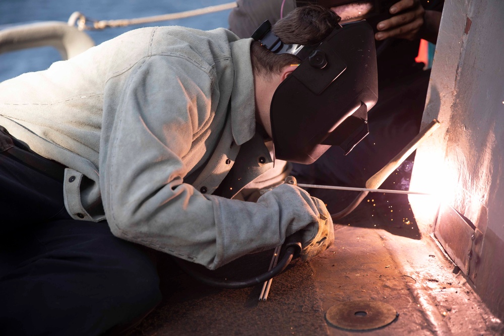 USS William P. Lawrence Preservation Maintenance