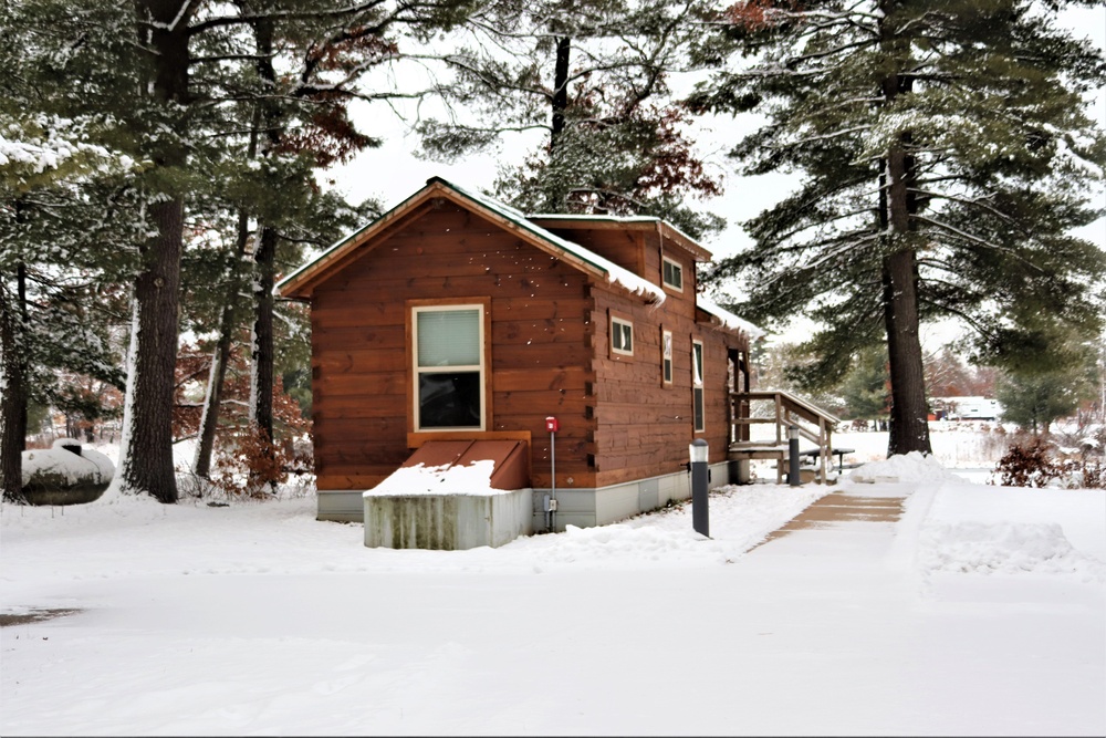 Cabins at Fort McCoy's Pine View Campground