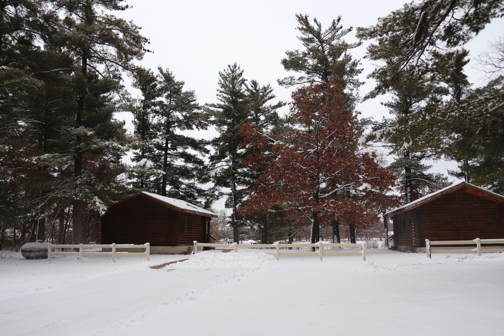 Cabins at Fort McCoy's Pine View Campground