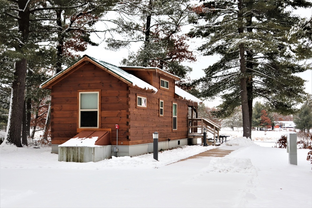 Cabins at Fort McCoy's Pine View Campground