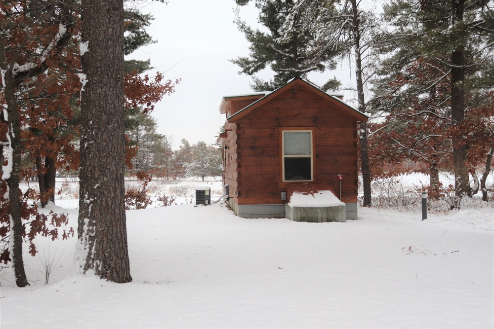 Cabins at Fort McCoy's Pine View Campground