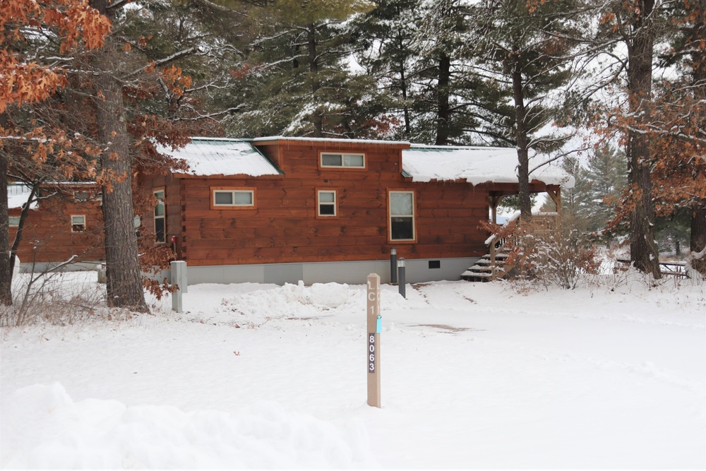 Cabins at Fort McCoy's Pine View Campground