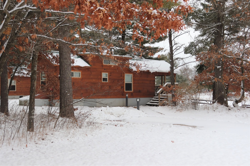 Cabins at Fort McCoy's Pine View Campground