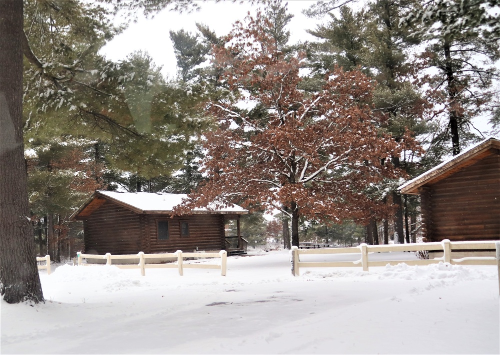 Cabins at Fort McCoy's Pine View Campground