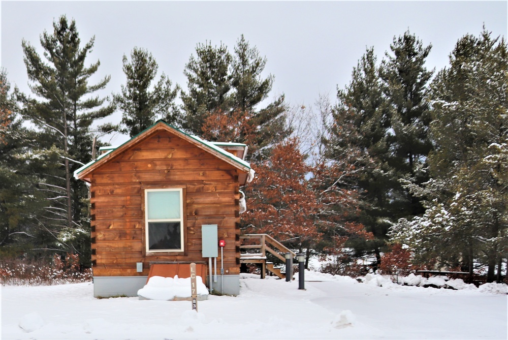 Cabins at Fort McCoy's Pine View Campground