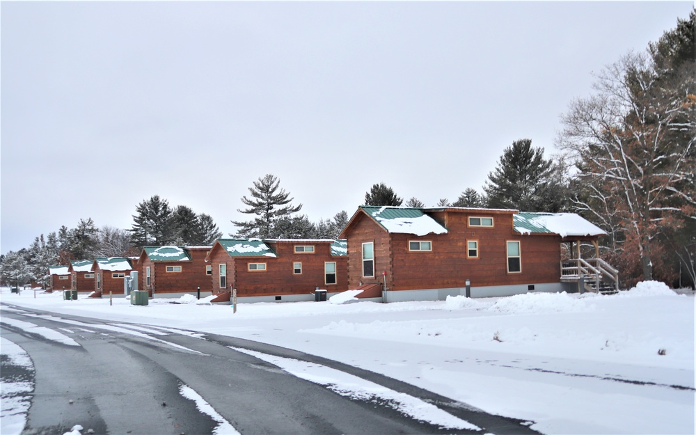 Cabins at Fort McCoy's Pine View Campground