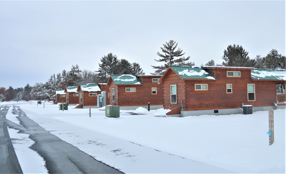 Cabins at Fort McCoy's Pine View Campground